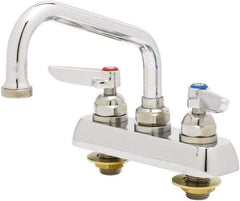 T&S Brass - Standard, 2 Way Design, Deck Mount, Workboard Deck Mount Faucet - 6 Inch Spout, Lever Handle - All Tool & Supply