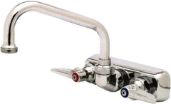 T&S Brass - Standard, 2 Way Design, Wall Mount, Workboard Wall Mount Faucet - 6 Inch Spout, Lever Handle - All Tool & Supply