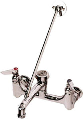 T&S Brass - Standard with Hose Thread, 2 Way Design, Wall Mount, Laundry Faucet - Lever Handle - All Tool & Supply