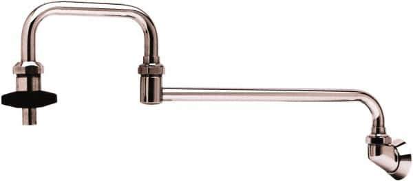 T&S Brass - Faucet Mount, Single Hole Kitchen Faucet - Pot and Kettle Filling Faucet, Insulated Handle, Low Arc Spout, No Drain - All Tool & Supply