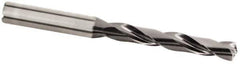 Kennametal - 18.5mm 135° Solid Carbide Jobber Drill - Multilayer TiAlN Finish, Right Hand Cut, Spiral Flute, Straight Shank, 153mm OAL, Standard Point - All Tool & Supply