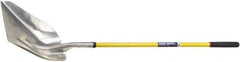 Ability One - 19" High x 15-1/4" Wide Round Steel Shovel - 51" Long Fiberglass Straight Handle - All Tool & Supply