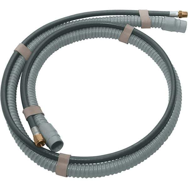 Dynabrade - 10' Long Power Sander Vacuum Hose & Air Line Assembly - 1" Diam, For Use with Random Orbital Sanders - All Tool & Supply