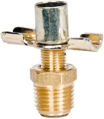 Parker - 1/4" Pipe, External Seal Drain Cock & Shutoff Valve - 1/4-18 Thread, 150 Max psi - All Tool & Supply