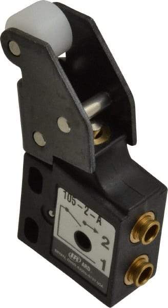 ARO/Ingersoll-Rand - 0.09 CV Rate, 3 Way Mini Mechanical Valve - 5/32" NPT Inlet, 5/32" NPT Outlet, 150 Max psi - All Tool & Supply