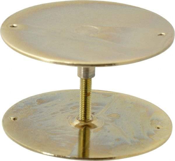 Don-Jo - 2-5/8" Diam Filler Plate - Steel, Brass Plated Finish - All Tool & Supply