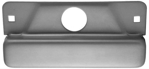 Don-Jo - 8" Long x 3-1/2" Wide Strike Protector - Silver Coated Steel - All Tool & Supply