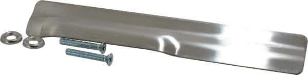 Don-Jo - 10" Long x 1-1/2" Wide, Latch Protector - Stainless Steel - All Tool & Supply