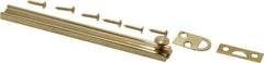 Don-Jo - 4" Long, 1/2" Wide Brass Slide Bolt - US3 Bright Brass - All Tool & Supply