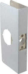 Don-Jo - 4" Wide x 9" High, Stainless Steel, Door Reinforcer - 1-3/8" Thick Door, 2-3/8" Backset - All Tool & Supply