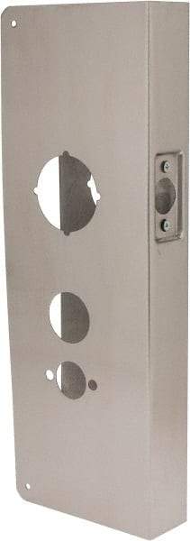 Don-Jo - 5" Wide x 15" High, Stainless Steel, Door Reinforcer - 1-3/4" Thick Door, 2-3/4" Backset - All Tool & Supply