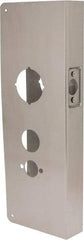 Don-Jo - 5" Wide x 15" High, Stainless Steel, Door Reinforcer - 1-3/4" Thick Door, 2-3/4" Backset - All Tool & Supply