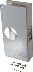 Don-Jo - 4-1/4" Wide x 9" High, Stainless Steel, Door Reinforcer - 1-3/4" Thick Door, 2-3/4" Backset - All Tool & Supply