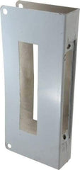 Don-Jo - 5" Wide x 12" High, Stainless Steel, Door Reinforcer - 1-3/4" Thick Door, 2-3/4" Backset - All Tool & Supply