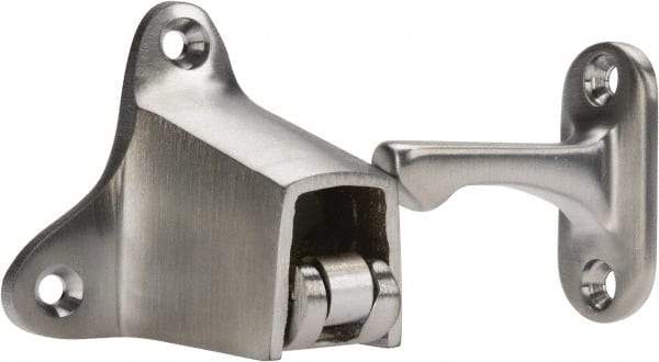 Don-Jo - 4" Long Satin Chrome Door Holder - Heavy-Duty Grade, 4" Stem Length - All Tool & Supply