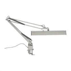 Value Collection - 120 VAC, 15 Watt, Swing Arm Machine Light - Clamp Mount, 5 Ft. Cord, White - All Tool & Supply