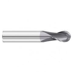 7/16 x 3/4 x 2-3/4 2 Flute Ball Nose  End Mill- Series 3215STB - All Tool & Supply