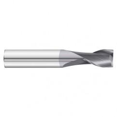 3/4 Dia. x 4 Overall Length 2-Flute Square End Solid Carbide SE End Mill-Round Shank-Center Cut-TiAlN - All Tool & Supply