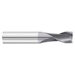 3/4 Dia. x 4 Overall Length 2-Flute Square End Solid Carbide SE End Mill-Round Shank-Center Cut-TiAlN - All Tool & Supply