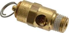 Conrader - 1/4" Inlet, ASME Safety Relief Valve - 150 Max psi, Brass, 136 Cubic' per Min - All Tool & Supply