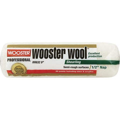 Wooster Brush - 1/2" Nap, 14" Wide Paint Roller - Semi-Rough Texture, Synthetic Knit - All Tool & Supply