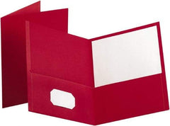 OXFORD - 8-1/2" Long x 11" Wide Pocket - Red - All Tool & Supply