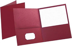 OXFORD - 8-1/2" Long x 11" Wide Pocket - Burgundy - All Tool & Supply