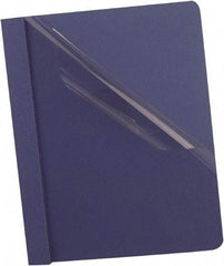 OXFORD - 11" Long x 8" Wide Report Cover - Dark Blue - All Tool & Supply