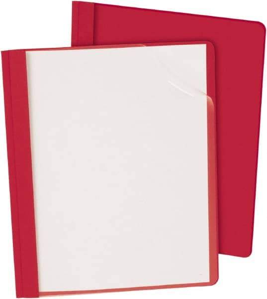 OXFORD - 11" Long x 8" Wide Report Cover - Red - All Tool & Supply