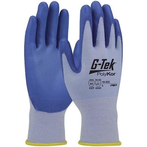 PIP - Size 2XL, ANSI Cut Lvl A2, Puncture Lvl 2, Abrasion Lvl 4, Nitrile Coated PolyKor Cut Resistant Gloves - Exact Industrial Supply