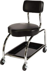 ShopSol - Swivel & Adjustable Stools Type: Repair/Maintenance Stool Base Type: Tubular Steel - All Tool & Supply