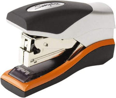 Swingline - 40 Sheet Half Strip Stapler - Silver/Orange/Black - All Tool & Supply