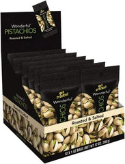 Paramount Farms - Nuts - Wonderful Pistachios, Roasted & Salted, 1 oz Pack, 12/Box - All Tool & Supply