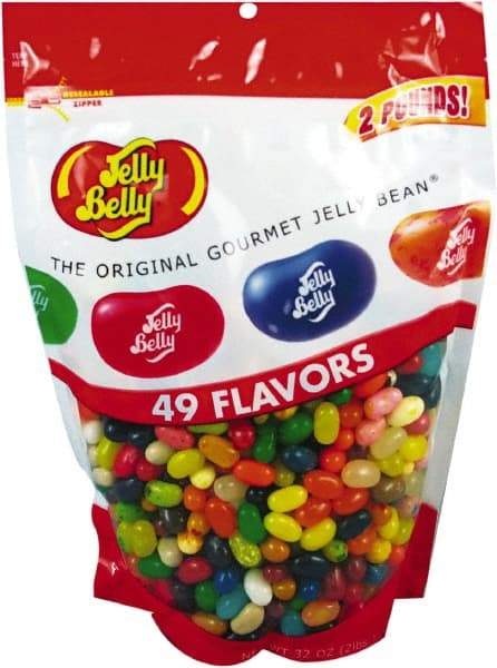 Jelly Belly - Candy - Candy, 49 Assorted Flavors, 2lb Bag - All Tool & Supply