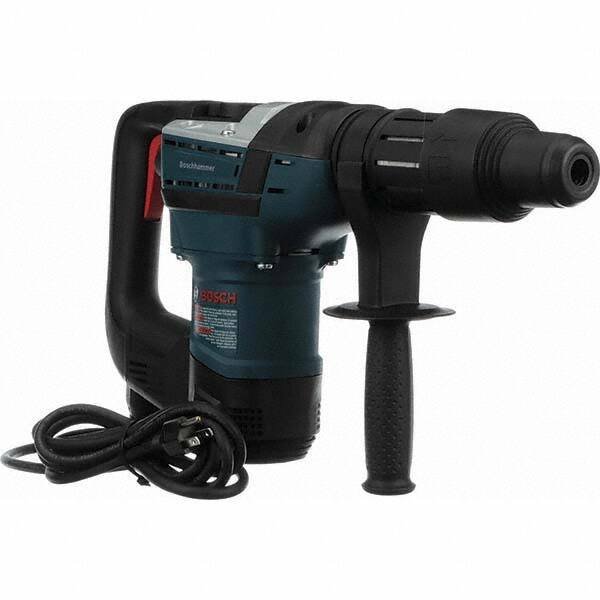 Bosch - 120 Volt 1-9/16" Keyless Chuck Electric Rotary Hammer - 0 to 3,600 BPM, 0 to 350 RPM - All Tool & Supply