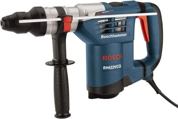 Bosch - 120 Volt 1-1/4" Keyless Chuck Electric Rotary Hammer - 0 to 3,600 BPM, 0 to 750 RPM, Reversible - All Tool & Supply