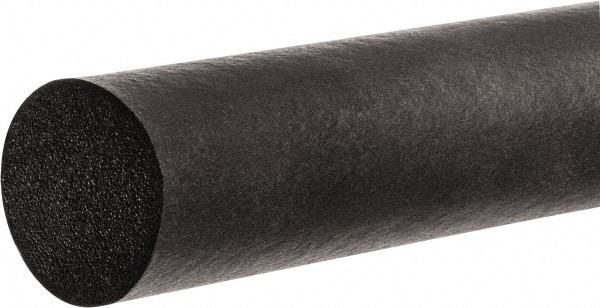 Value Collection - 3' Long, Neoprene Foam Cord - 1" Diam, Black - All Tool & Supply