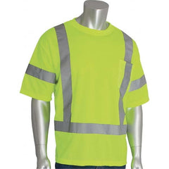 PIP - Size 2XL Hi-Vis Yellow High Visibility Short Sleeve T-Shirt - All Tool & Supply