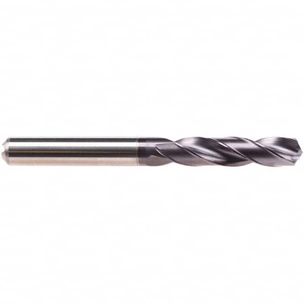 Emuge - 9.6mm 140° Spiral Flute Solid Carbide Screw Machine Drill Bit - All Tool & Supply