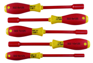 Insulated Nut Driver Metric Set Includes: 6.0 - 10.0mm. 5 Pieces - All Tool & Supply