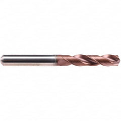 Emuge - 25/64" 140° Spiral Flute Solid Carbide Screw Machine Drill Bit - All Tool & Supply