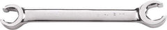 GearWrench - 19 x 21mm, Double End Head, Open End Flare Nut Wrench - 8-55/64" OAL, Steel, Full Polish, 6 Points - All Tool & Supply