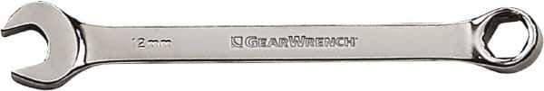 GearWrench - 9mm 6 Point Combination Wrench - 6-1/4" OAL, Steel, Full Polish Finish - All Tool & Supply