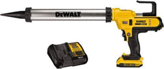 DeWALT - 29 oz Full Barrel Battery Caulk/Adhesive Applicator - Use with 10 to 20 oz Sausage Packs - All Tool & Supply