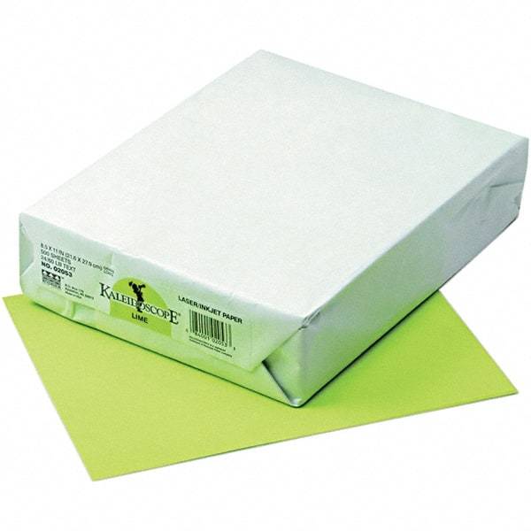 Pacon - 8-1/2" x 11" Lime Colored Copy Paper - Use with Laser Printers, Copiers, Inkjet Printers - All Tool & Supply