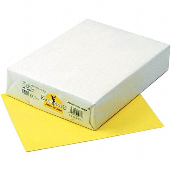 Pacon - 8-1/2" x 11" Lemon Yellow Colored Copy Paper - Use with Laser Printers, Copiers, Inkjet Printers - All Tool & Supply