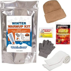 PRO-SAFE - Emergency Preparedness Kits Type: Winter Warm Up Kit Contents: Knit Stocking Cap; Gloves; Tube Socks; Emergency Blanket; (2) Hand Warmers - All Tool & Supply