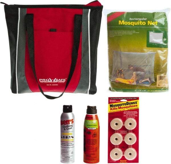 PRO-SAFE - Emergency Preparedness Kits Type: Zika Prevention Kit Contents: Insect Repellent; Permethrin Spray; Mosquito Bed Net; Standing Water Treatment Tablets - All Tool & Supply