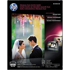 Hewlett-Packard - 8-1/2" x 11" White Photo Paper - Use with Inkjet Printers - All Tool & Supply