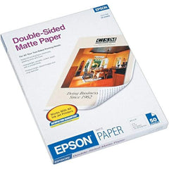 Epson - 8-1/2" x 11" Bright White Photo Paper - Use with Inkjet Printers - All Tool & Supply